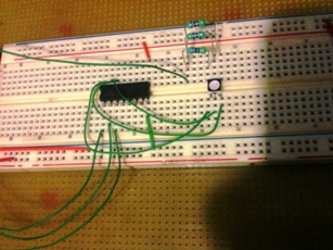 RGB LED test setup