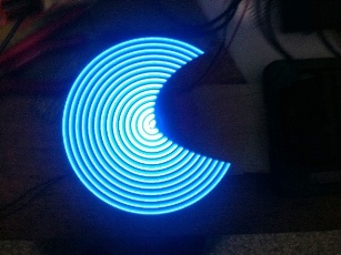 All LEDs glowing BLUE